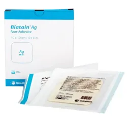 Biatain Ag schuimverband Coloplast 10 x 10 cm